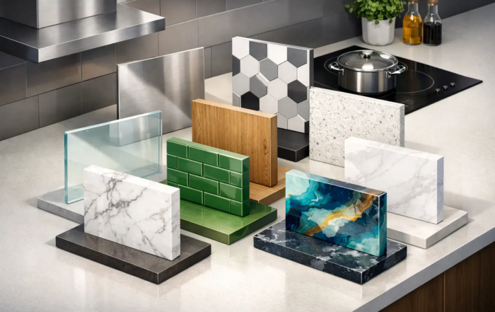 Kitchen Splashback Materials Comparison: 7 Options